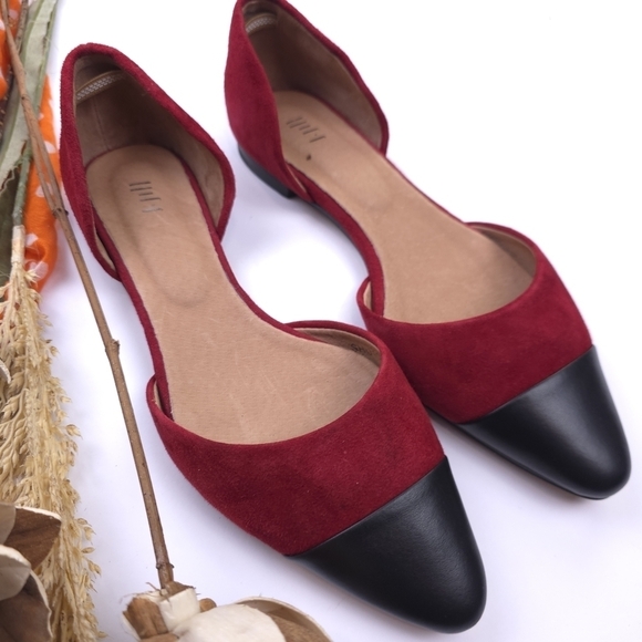 J. Jill Shoes - J. Jill Red and Black Women's Flats